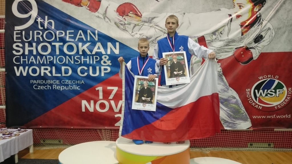 Karate Shotokan Ryu Žamberk zlaté na Mistrovství Evropy